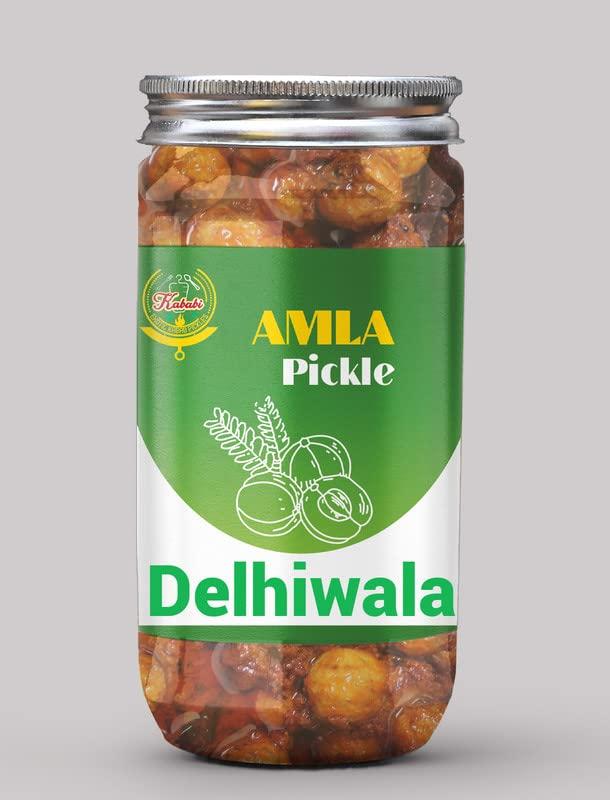 Kababi Delhiwala Amla Pickle Homemade Fresh Amla/Gooseberry Ka Aachar(400G) - Mother’s Recipe | Organic North Indian Pickle | Healthy Amla Pickle | Traditional Home Made Achaar