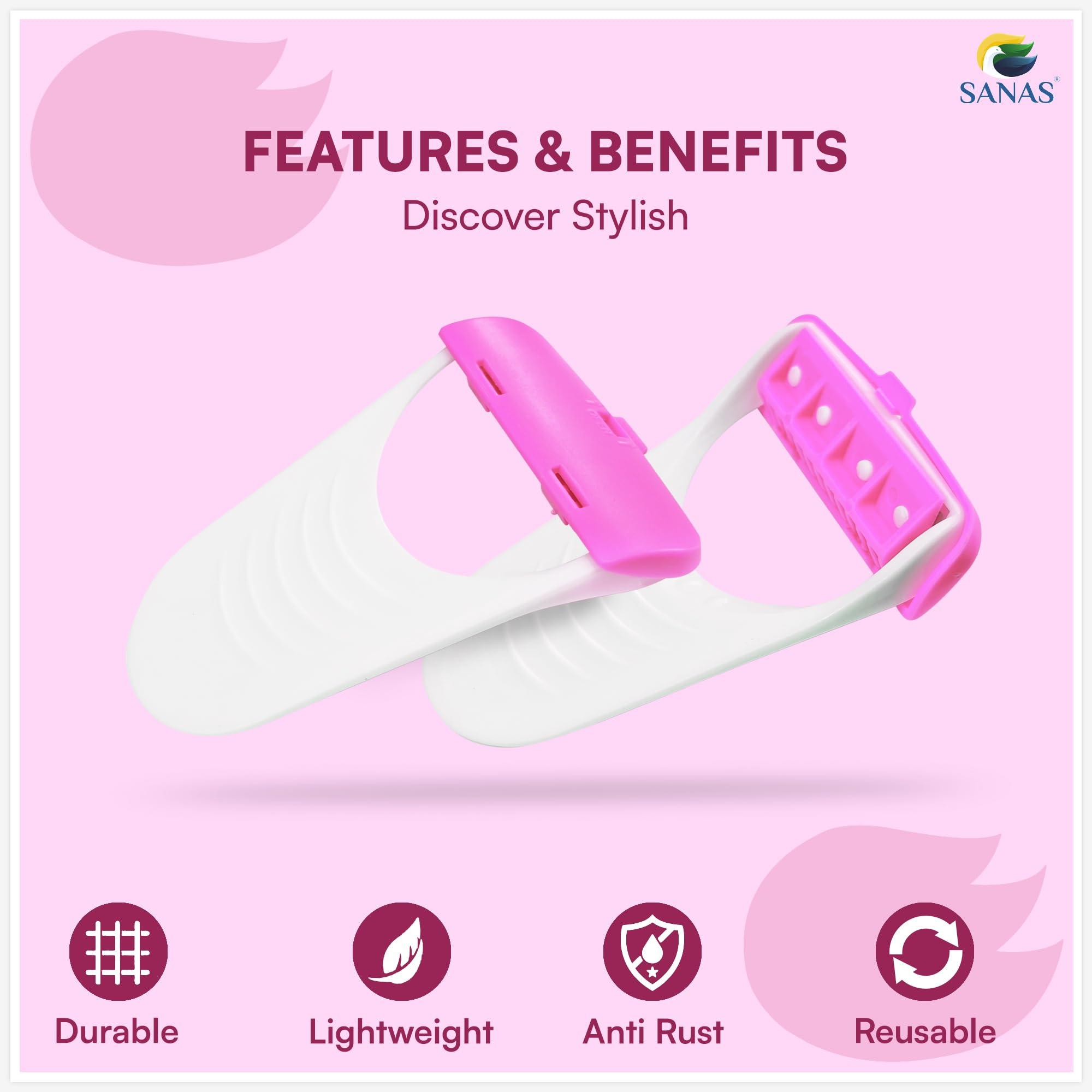 Actifit Actifit Women's Disposable Plastic Hair Razor & Bikini Shaving Razor For Women- Pack Of 1 (6 Pcs)