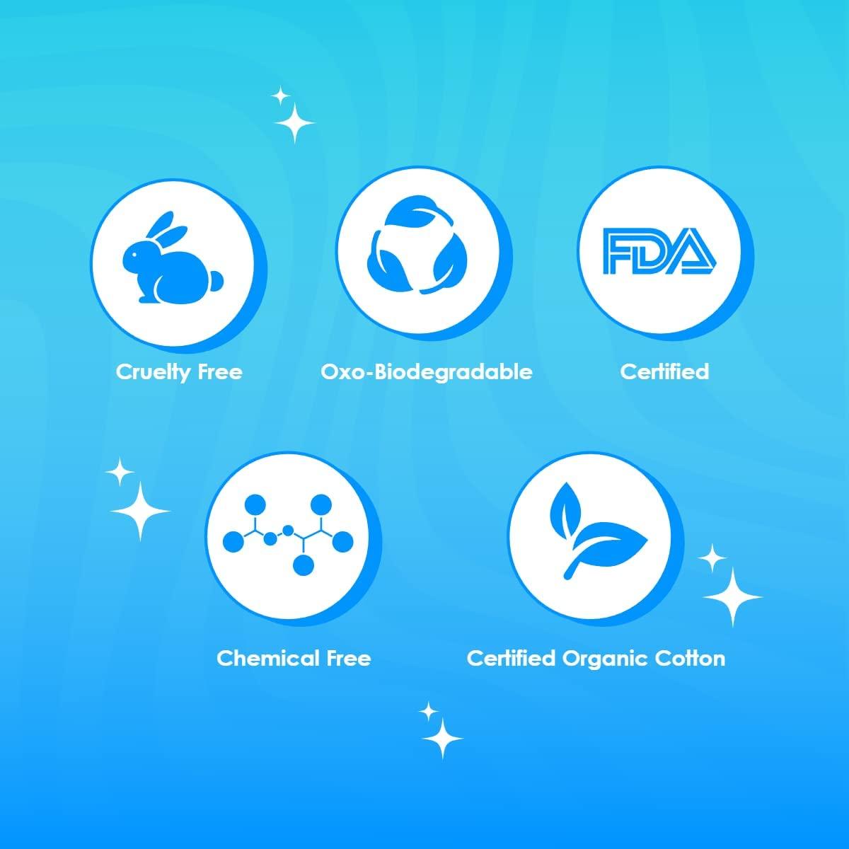 Lemme Be Lemme Be Xxl Heavy Flow Maternity Pads After Delivery For Women| 100% Organic Cotton | Oxo Biodegradable | Rash Free, Ultra Soft, Period Sanitary Napkins | Pads With Wings For Postpartum | 7 Count (XXL, Pack Of 2)