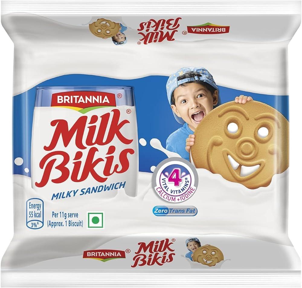 Generic Britannia Milk Bikis Milk Cream Biscuit, 200g [Pack of 3]