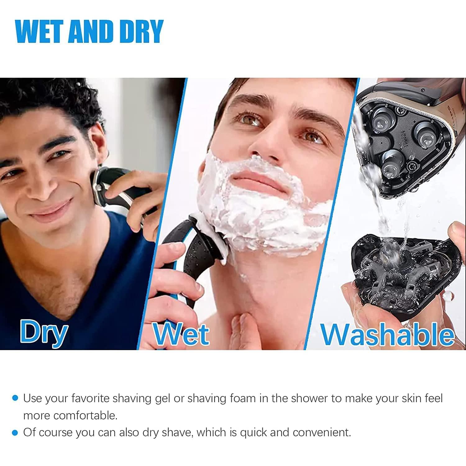 Justec Justec HQ8 Replacement Heads for Philips Norelco Aquatec Shavers, AT750,AT751,AT890,AT891,HQ7120, OEM HQ8 Blades Upgraded, Philips Norelco Electric Shaver Replacement Hq8505 Blades 3Pack