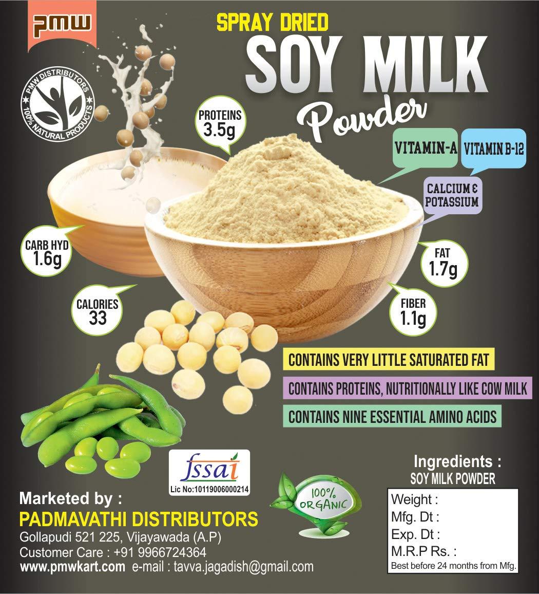 pmw Pmw - New Jar Pack - Organic - Pure & Natural - Soya Bean Milk Powder - SoyMilk Powder - 100 Grams