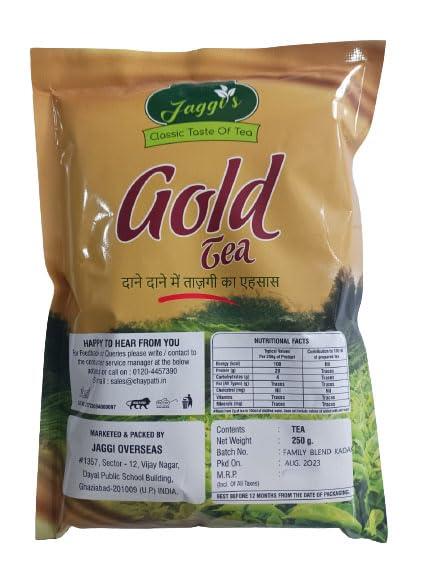 Jaggi\'s Jaggi\'s Gold Tea, Premium Darjeeling teas with Gently Rolled Aromatic Long Leaves