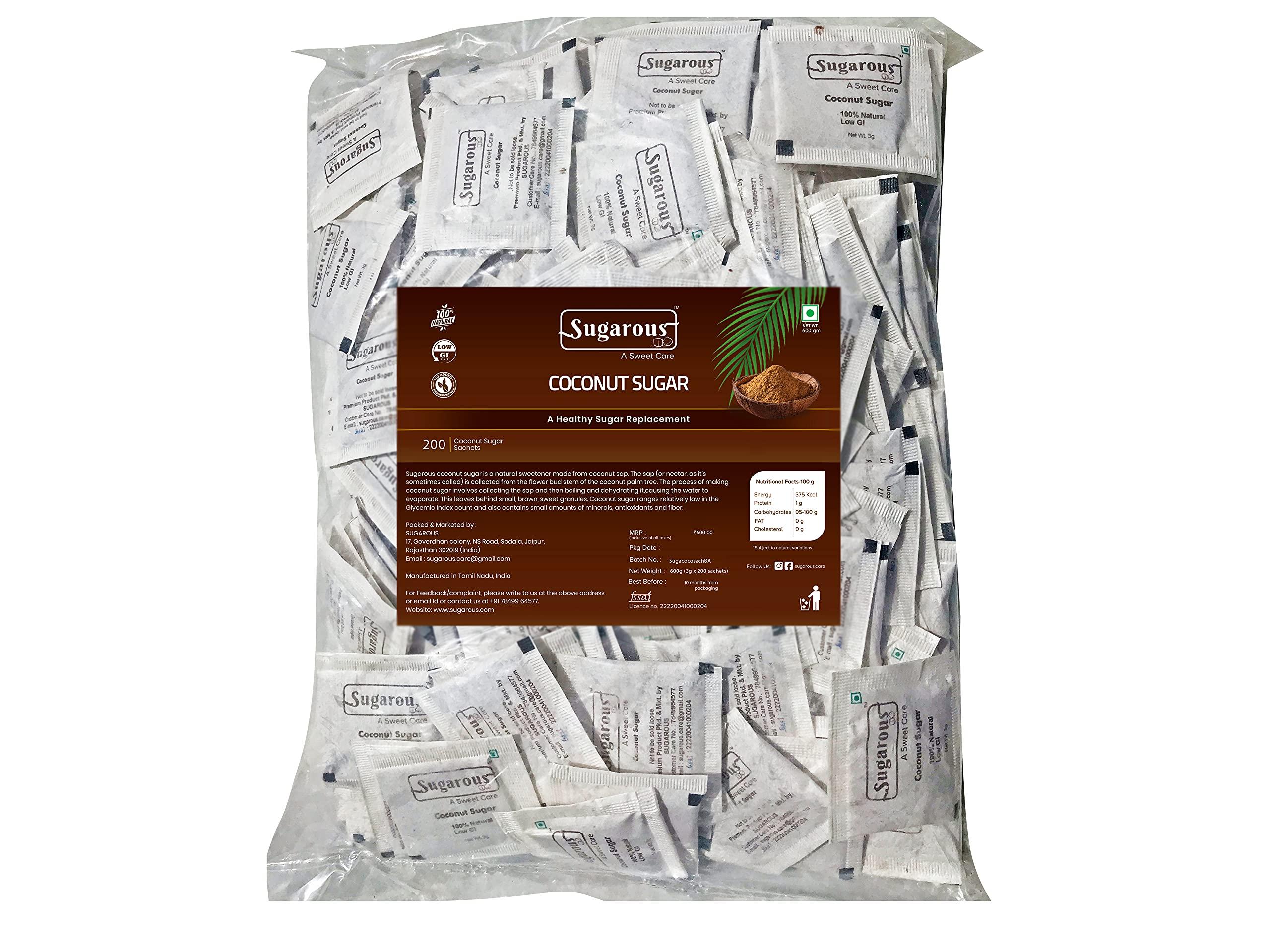 Sugarous Sugarous Coconut Sugar Sachets (200 Sachets)