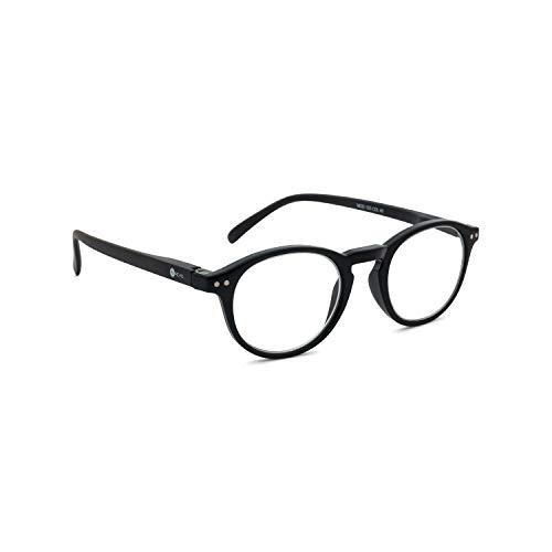 MyRead MyRead(Model 103) Reading Glasses with Duraflex spring hinge available with attractive Case | Ideal for Men & Women - Near Vision glasses | Power +2.75 Black colour