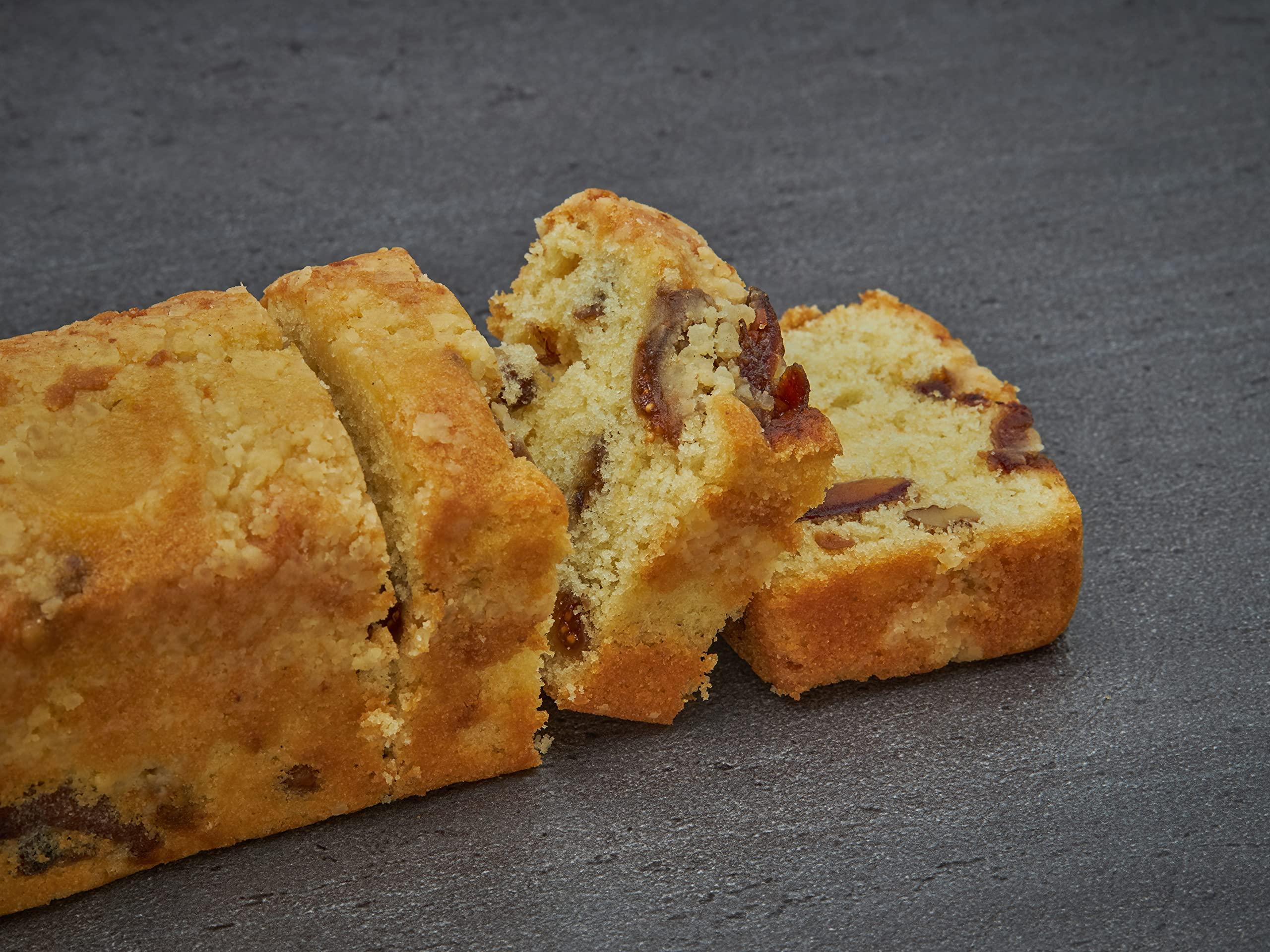 SMOOR Smoor Date Walnut & Fig Teacake | Tea Cake, Dry Cake, Coffee Cake | Gourmet Snacking, 250 gms, Handmade