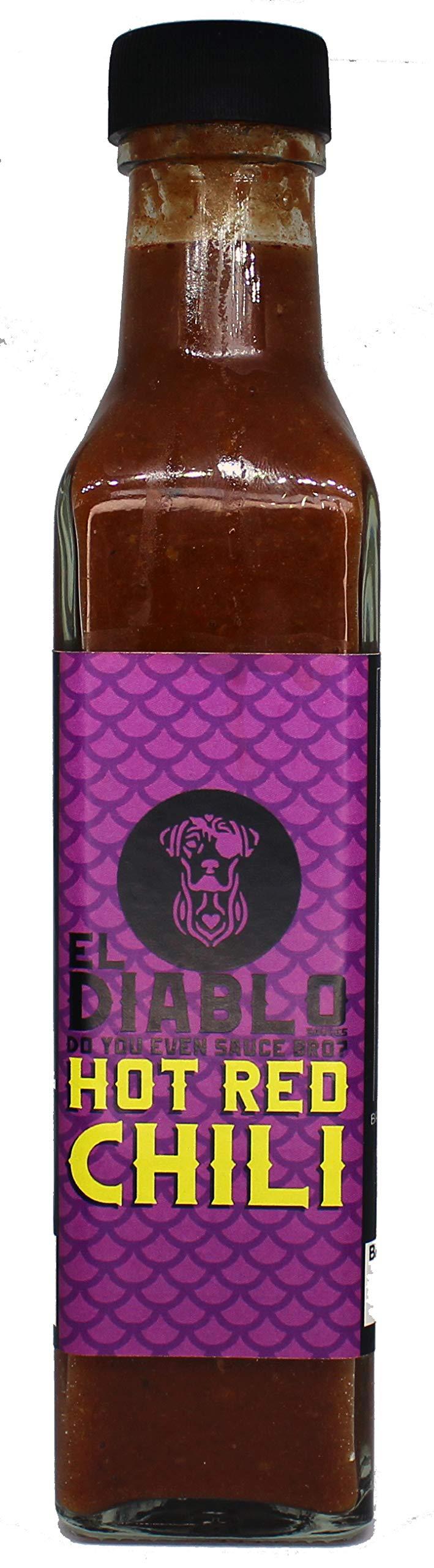 El Diablo Sauces El Diablo All Natural Ingredient Gluten Free Hot Spicy Sauces Combo Hot AF + Hot Red Chili + Smoked Green Chili Pack of 3 – (240gm x 3)