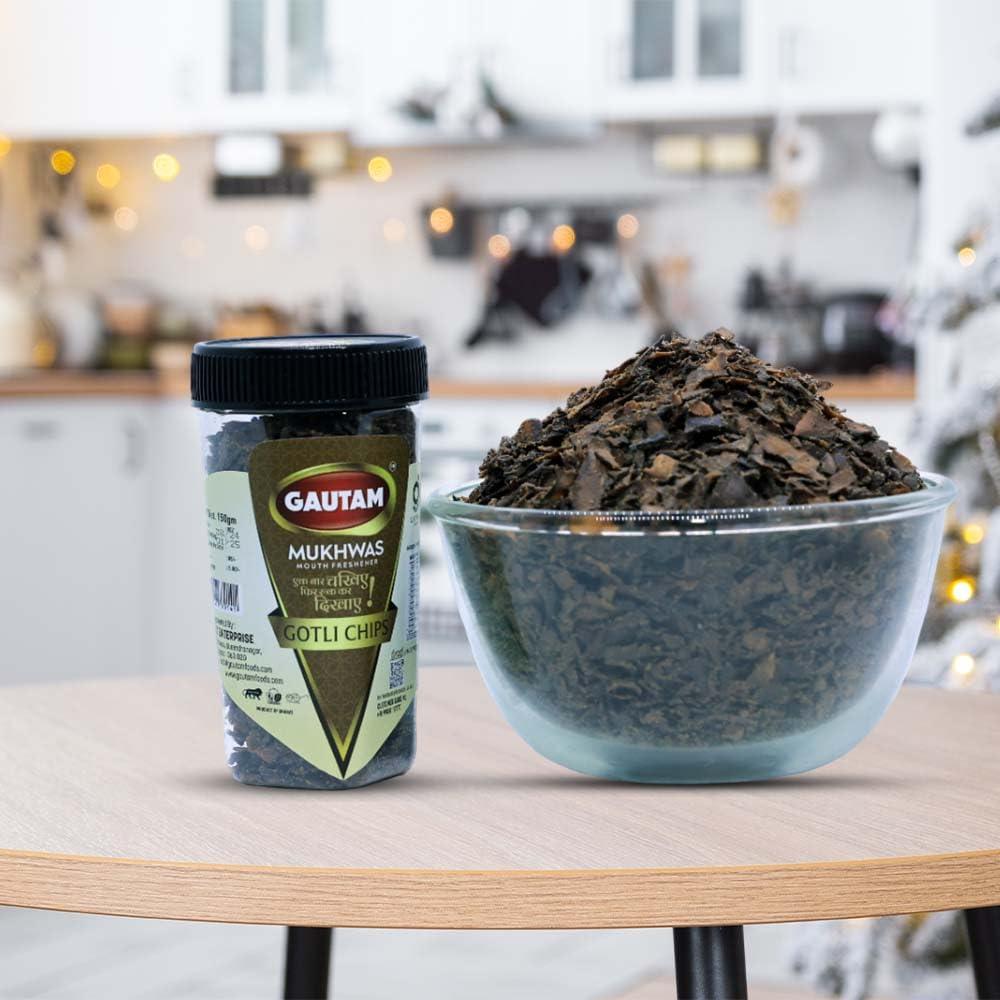 Gautam Mukhwas Combo Pack |Gotli Chips 150g |Alsi 130g | Ajwain Til 150g (Pack of 3)