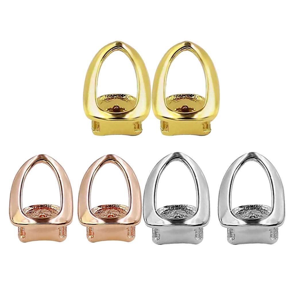 LOOM TREE Loom Tree 2 Pieces Hip-Hop Rapper Mouth Caps Hollow Teeth Halloween Cosplay Gold