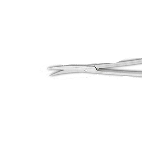 Medsor Impex IRIS Sharp Stainless Sharp Steel Medicine Surgical Scissors, Metzenbaum Scissor Blunt | Blunt Curved (3.5 Inch)