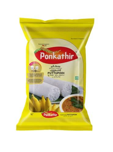 Ponkathir Ponkathir White Puttupodi 1Kg x 3 Pkts(3 Kg) | Soft Puttu | The Traditional Taste of Kerala|ExportQuality