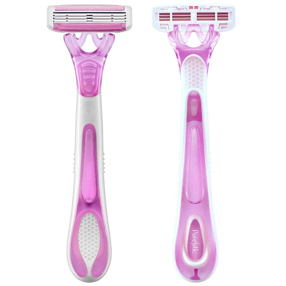 Pure Silk Pure Silk Premium Disposable Three Razor, 4 Count