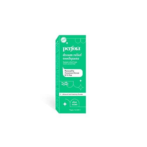 Perfora Perfora Dream Sensitive Toothpaste - 75 grams (Pack of 3) | Instant Sensitivity Relief for Kids & Adults | SLS Free & No Artificial Sweeteners | Made Safe Certified | Vegan Friendly Gel Toothpaste