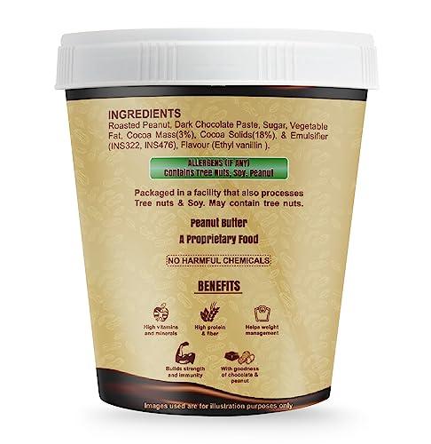NUTLEAF Nutleaf Dark Chocolate Creamy Peanut Butter 1 Kg