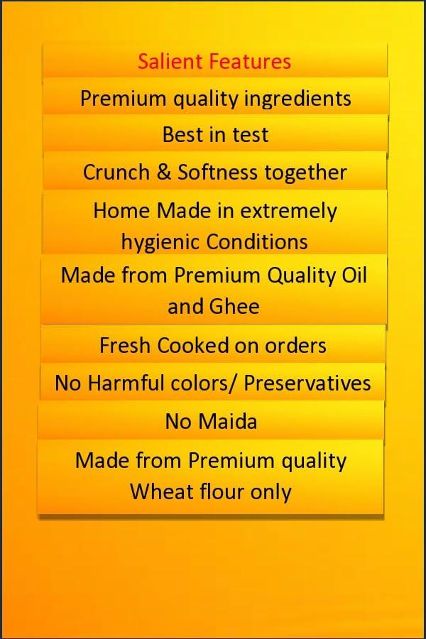 Generic The Ever Grow Enterprises Jaggery Thekua 500 GMS and 1 Kg Pack Container Free Worth of Rs.150/-