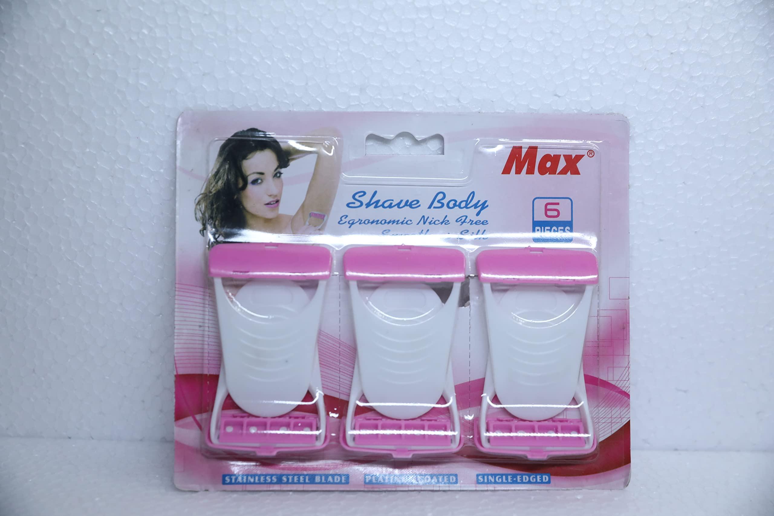 VAZRASHRI VAZRASHRI Max Body Shaver &Hair Removal | Disposable MAX Body & Shaving Razor Max Disposable Shave Body Razor Hair Removing Razor Pack of 3