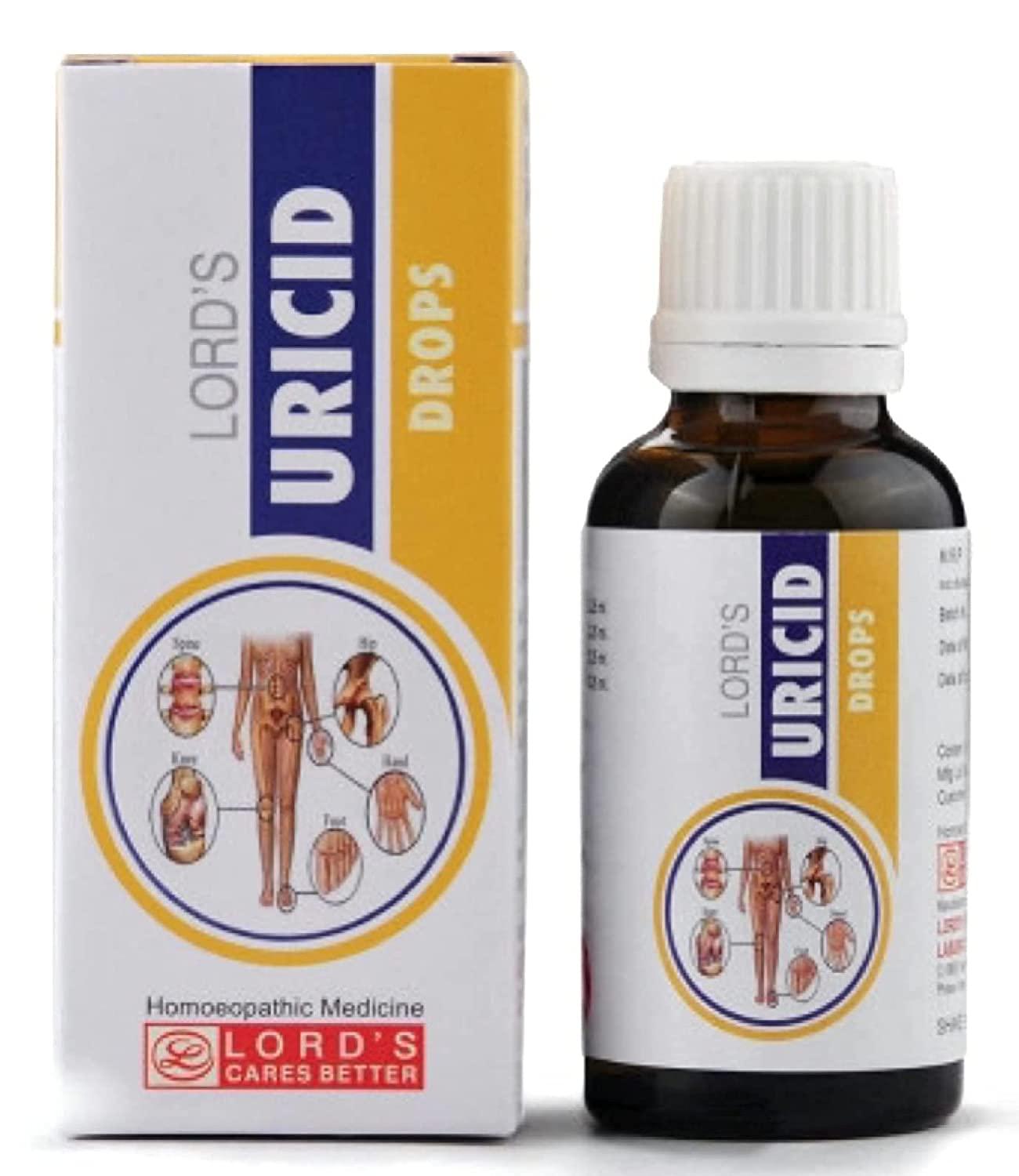 KRIG\'S Uricid Drops Lords Homeopathy 30ml - 1 MONTH PACK
