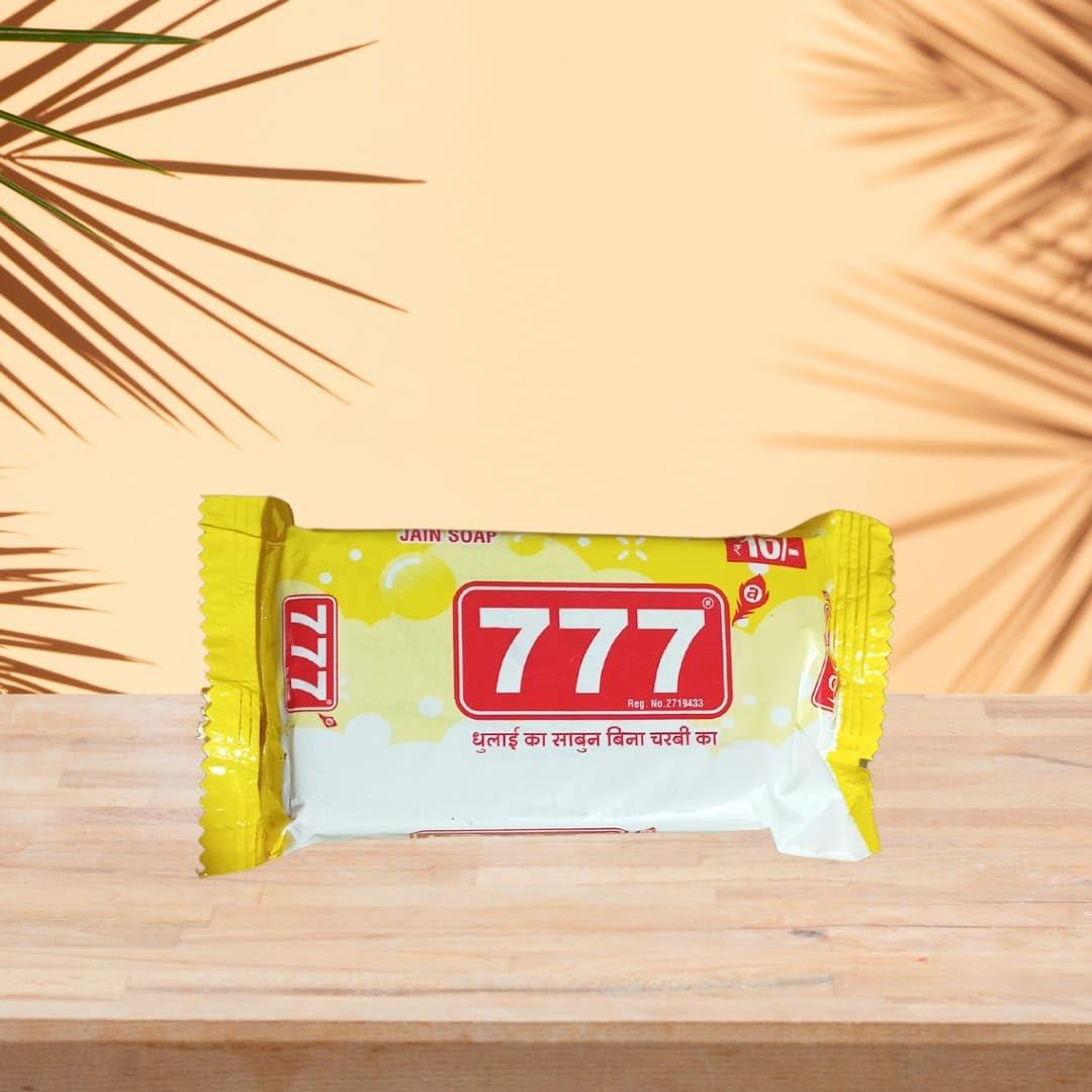 Asha 777 Washing Soap, 120g, Pack of 50 Laundry Detergent Bar