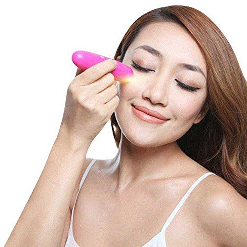 NavaFresh Basics NavaFresh Basics Mini 208 Wireless Battery Operated Eye Massager - White/Pink