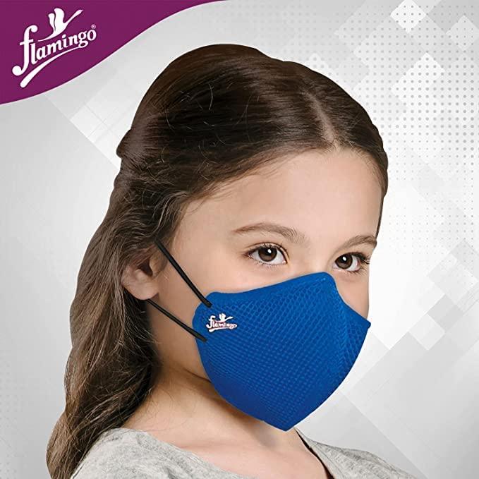 Flamingo Flamingo Re-Usable Flami Mask for Child By Flamingo - 3 Color Pack.