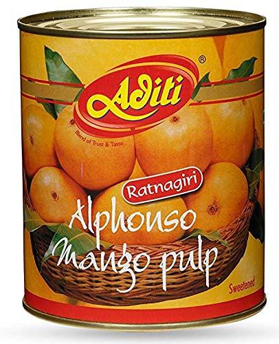 Aditi Aditi Ratnagiri Alphonso Mango Pulp, 30.34 oz / 860 g