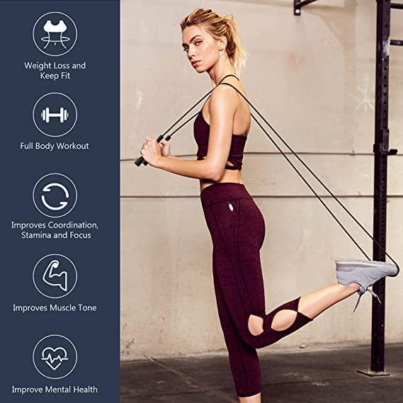 SAVE SAVE™ Gym Protein Shaker Bottle with Free Speed Skipping Rope | Whey Protein and Mass Gainer Shaker Blender with Mixer Ball (700 ML)