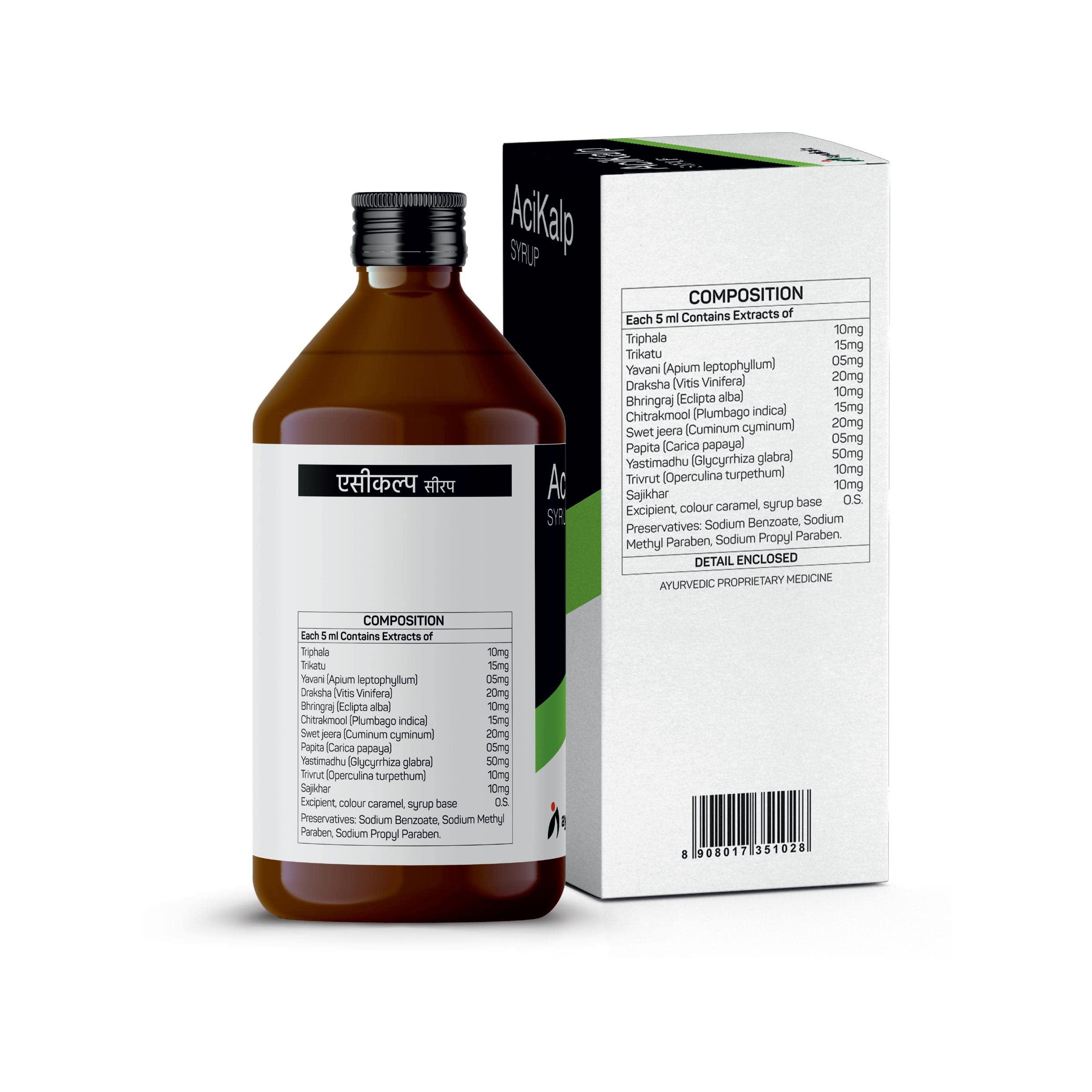 Ayukalp Acikalp Syrup 200 ml (Pack of 4)