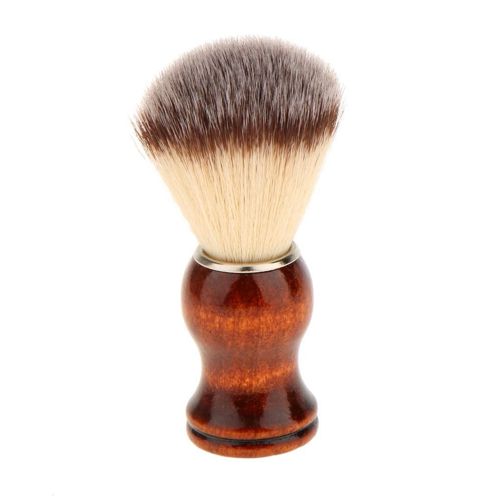 VMS INDIA VMS INDIA Wood Men\'s Bristle Shaving Brush Shave Mug Bowl Barber Beard Soap Cup Set