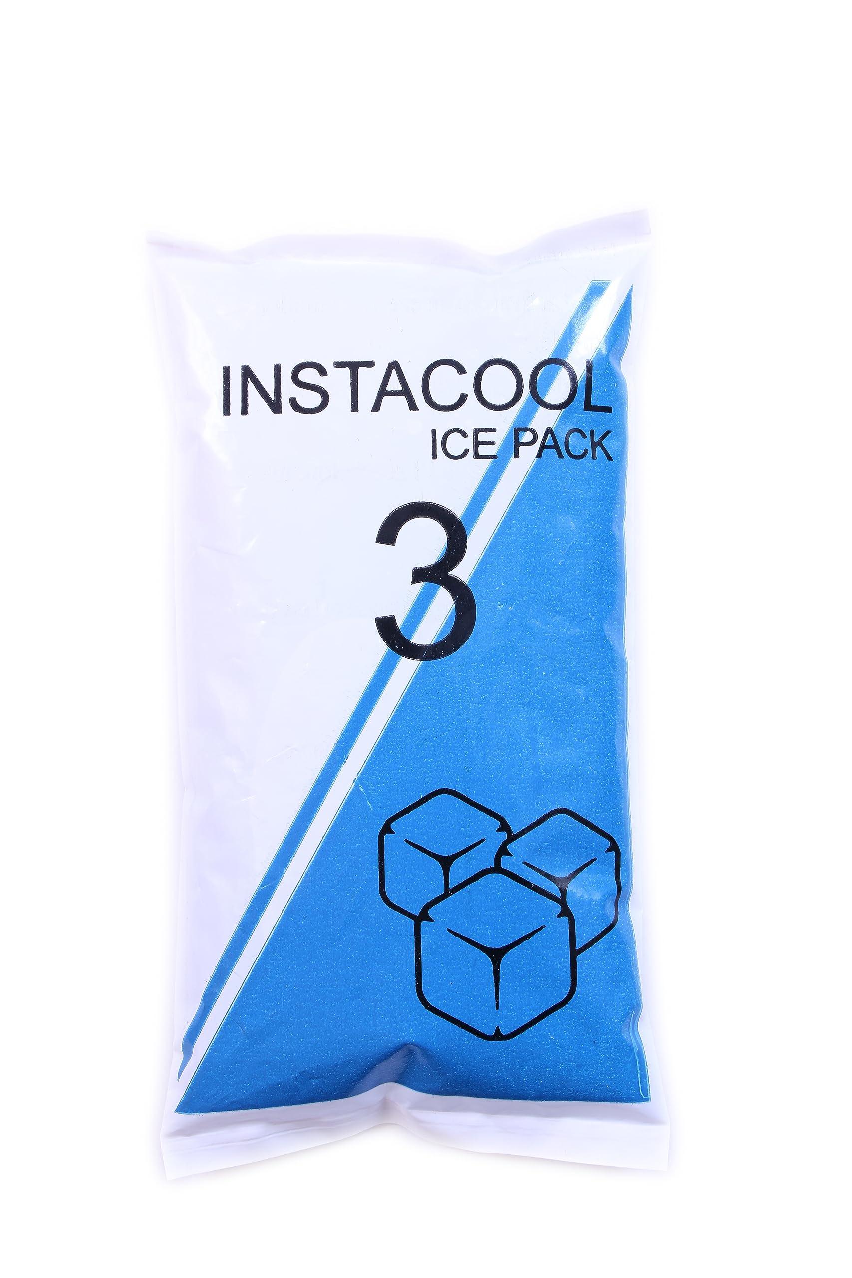 Instacool INSTACOOL Instant Cold Pack (4\" x 8\") Set of 2 Disposable Cold Therapy Ice Packs for Pain Relief, Swelling, Inflammation, Sprains, Strained Muscles, Toothache and for Athletes & Outdoor Activities
