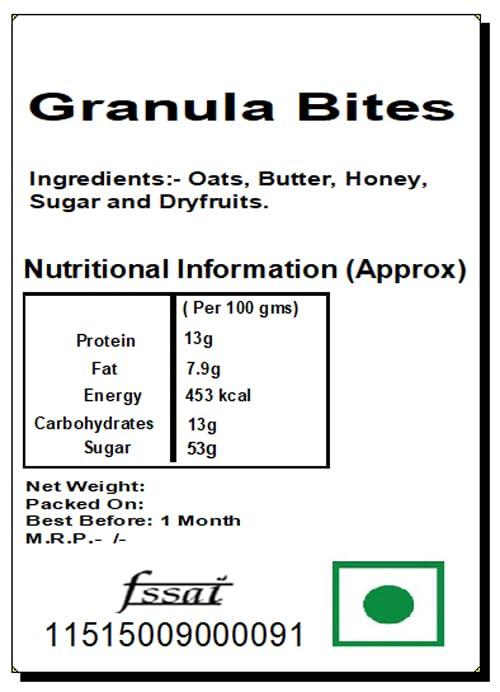 Ghasitaram Gifts Ghasitaram Gifts Christmas Gifts - Granola Bites 18 pcs Box