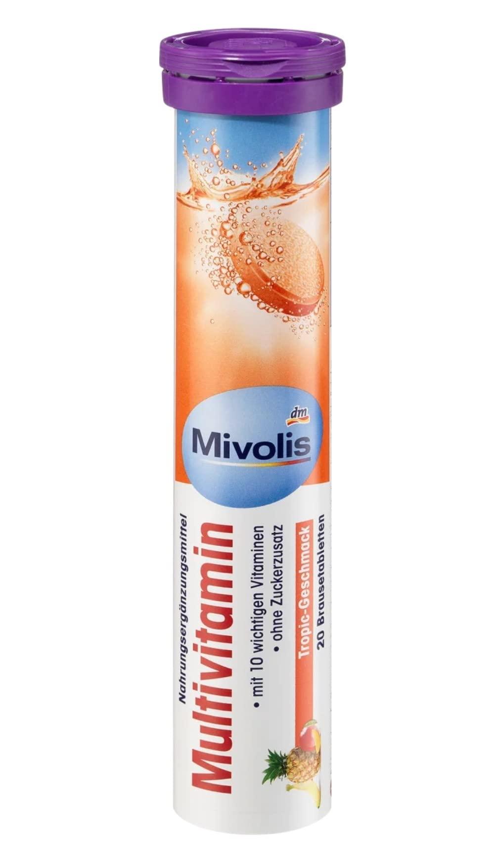 Generic Mivolis Multivitamin Effervescent Tablets | Product Of Germany- 20 Tablets 82g