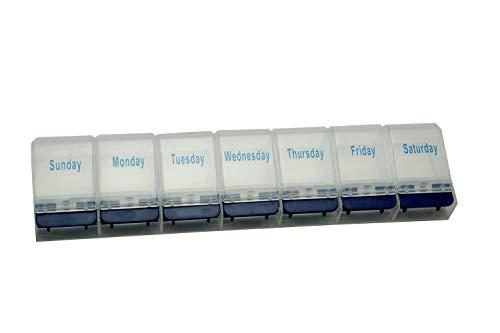 MediBox MediBox Long Weekly 7 Days Pill Box Organizer To Take Medicines on Time.Ideal for Traveling and Gifting_ Pack of 3