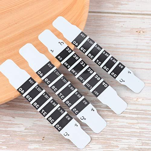 HEALLILY HEALLILY Forehead Sticker Strips Reusable Fever Temperature Checking Adhesive Strip for Children Infants Adults Elderly People 10pcs