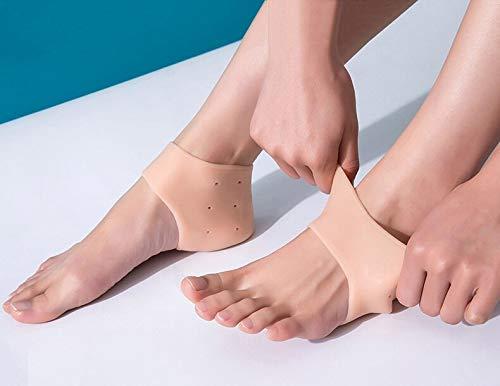 ONPRIX ONPRIX Silicone Feet Care Heel Socks Moisturizing Gel Heel Thin Socks with Hole Cracked Foot Skin Care Protectors Foot Care Tool