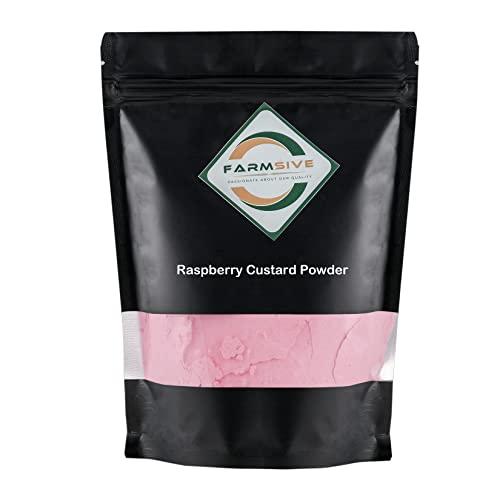 Farmsive Farmsive Raspberry Custard Powder, Eggless, Raspberry Flavoured, Without Sugar, 900 g