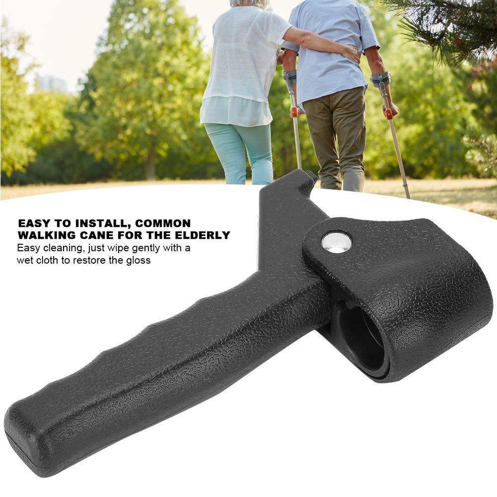 Brrnoo Walking Cane Handle Replacement, Walking Stick/Cane Auxiliary Handles for 22mm Tube Diameter, Comfortable Extra Stability Base Mobility Aid for Men Women and Seniors