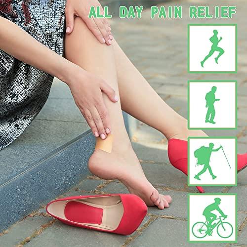 ZONVER ZONVER® Foot Care Sticker Heel Grip Tape Foot Care Protector Anti Slip Feet Pad Adhesive Heel Insole Cushion Shoe Tape for Skin Tape Bandages for Friction on Feet, Toes, Hands, Shoes Pack of 1