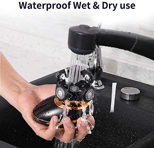 VGR VGR V-316 Mens Head Shaver for Bald Men 5 in 1 LED Electric Cordless Razors Shaving USB Rechargeable Wet Dry Grooming Kit Nose Hair Trimmer IPX5-Waterproof