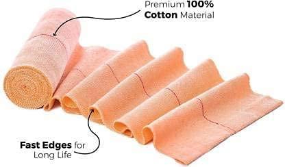 TENDERCOTT TENDERCOTT Crepe Bandage - For Wrist, Arm, Shoulder, Ankle, Calf Pain Crepe Bandage Crepe Bandage (15 cm x 4)