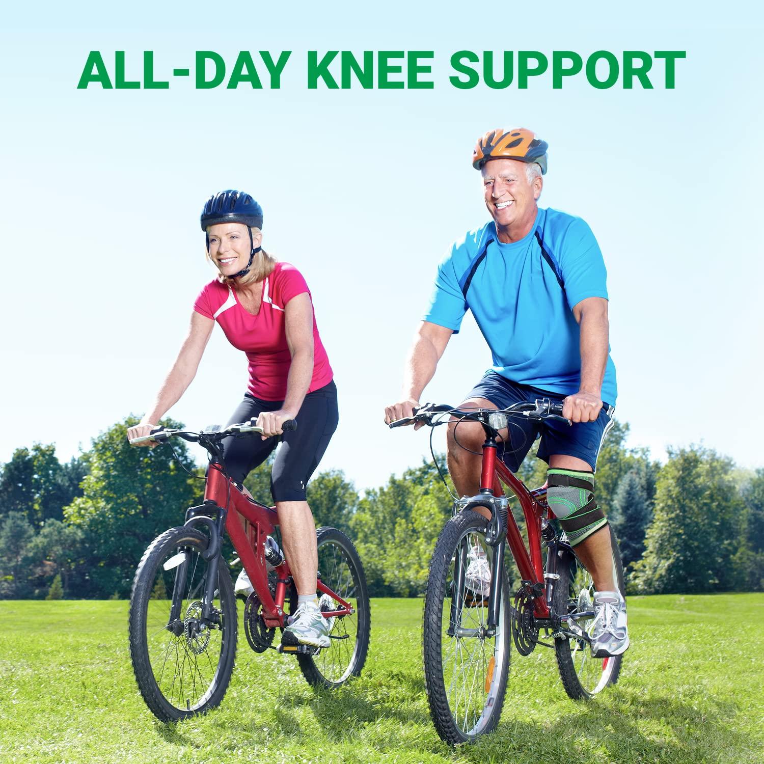 CARESOLE CARESOLE Circa Knee Sleeve - Compression Knee Sleeves for Men and Women | Knee Compression Brace for Tired and Achy Knees | Comfortable, Lightweight Knee Sleeves Weightlifting, Running, and Sports