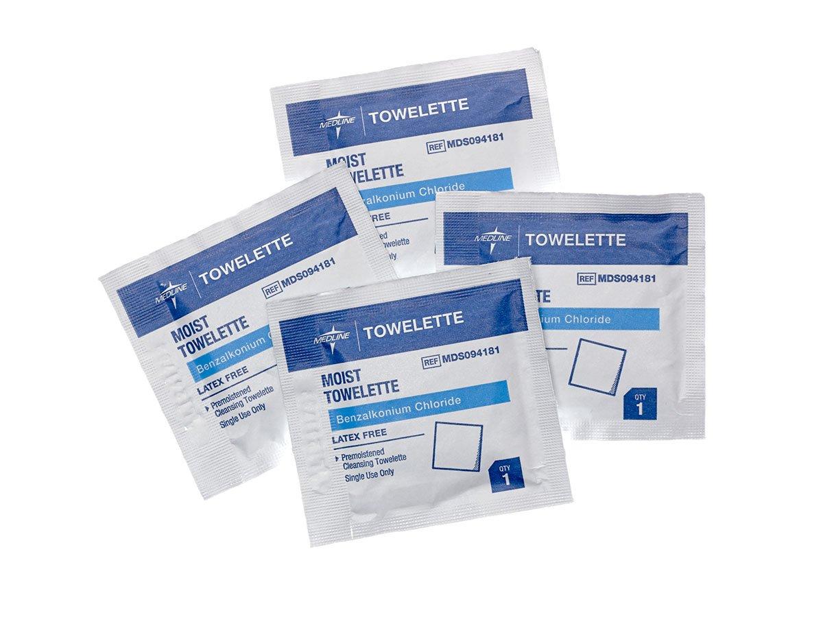 Medline MDS094181H - Benzalkonium Chloride Towelettes by Medline