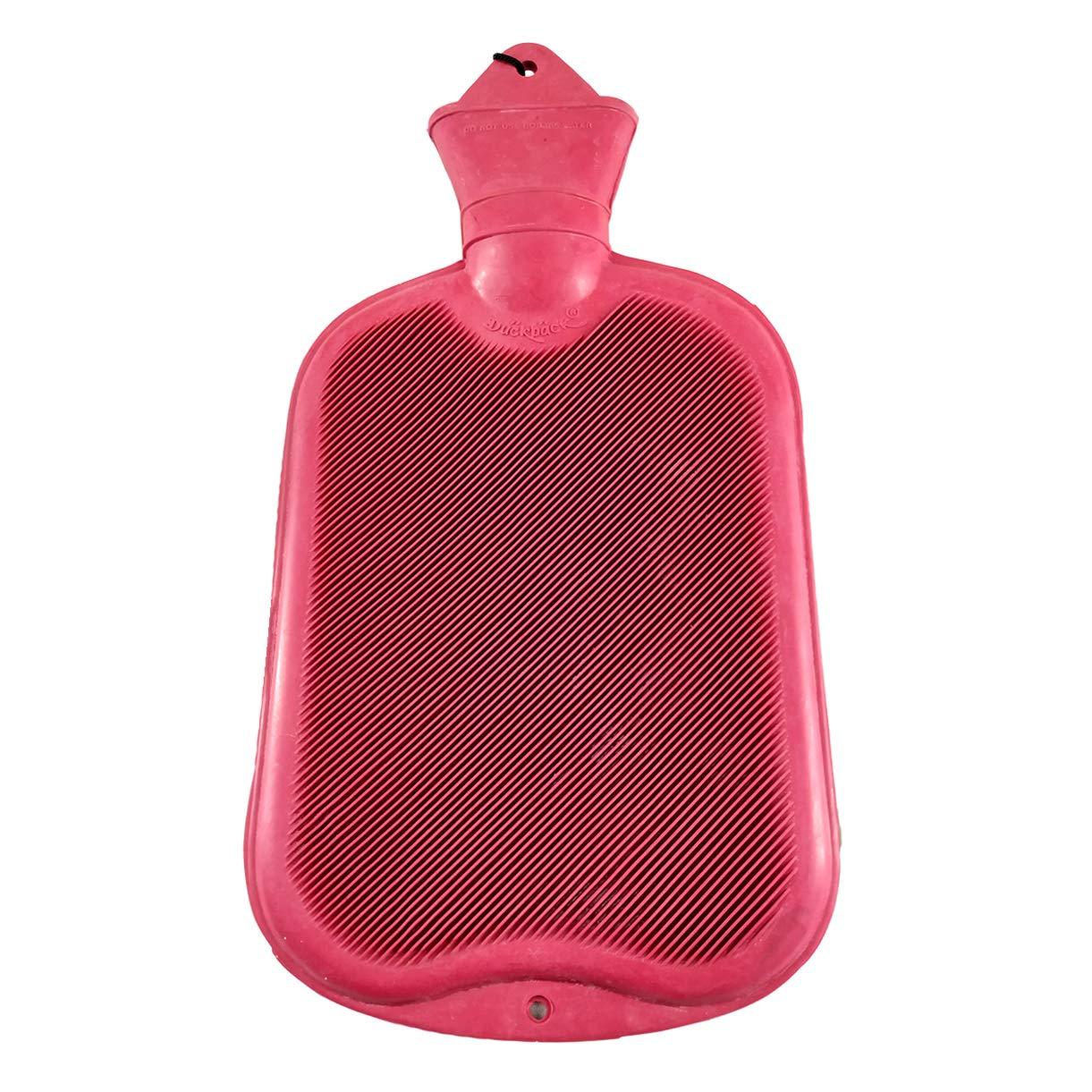 Duckback Duckback Original Leakproof Hot Water Bag Bottle with Metal Cap for Pain Relief, Back pain, Neck pain, Stomach pain etc (Large 1.5 litres , Pink)