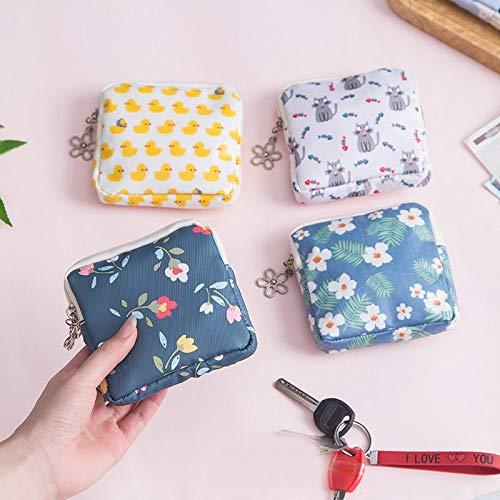 Big saving Big saving Sanitary pad Pouch Travel Pad Set of 4 Storage Bag Ladies Makeup Bag Girls Tampon Holder Organizer Toiletry Makeup Bag Jewelry Organizer Large Capacity (Multicolor)