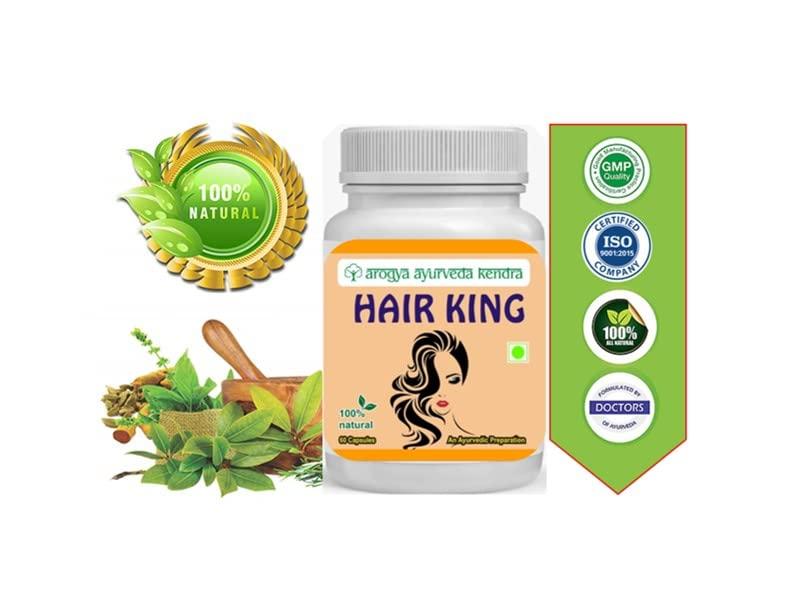 Arogya Ayurveda Kendra Arogya Ayurveda Hair King Capsule for Healthy & Lutrous Hairs (60 Capsule Pack) for Men & Women. Give one last try to yourself.