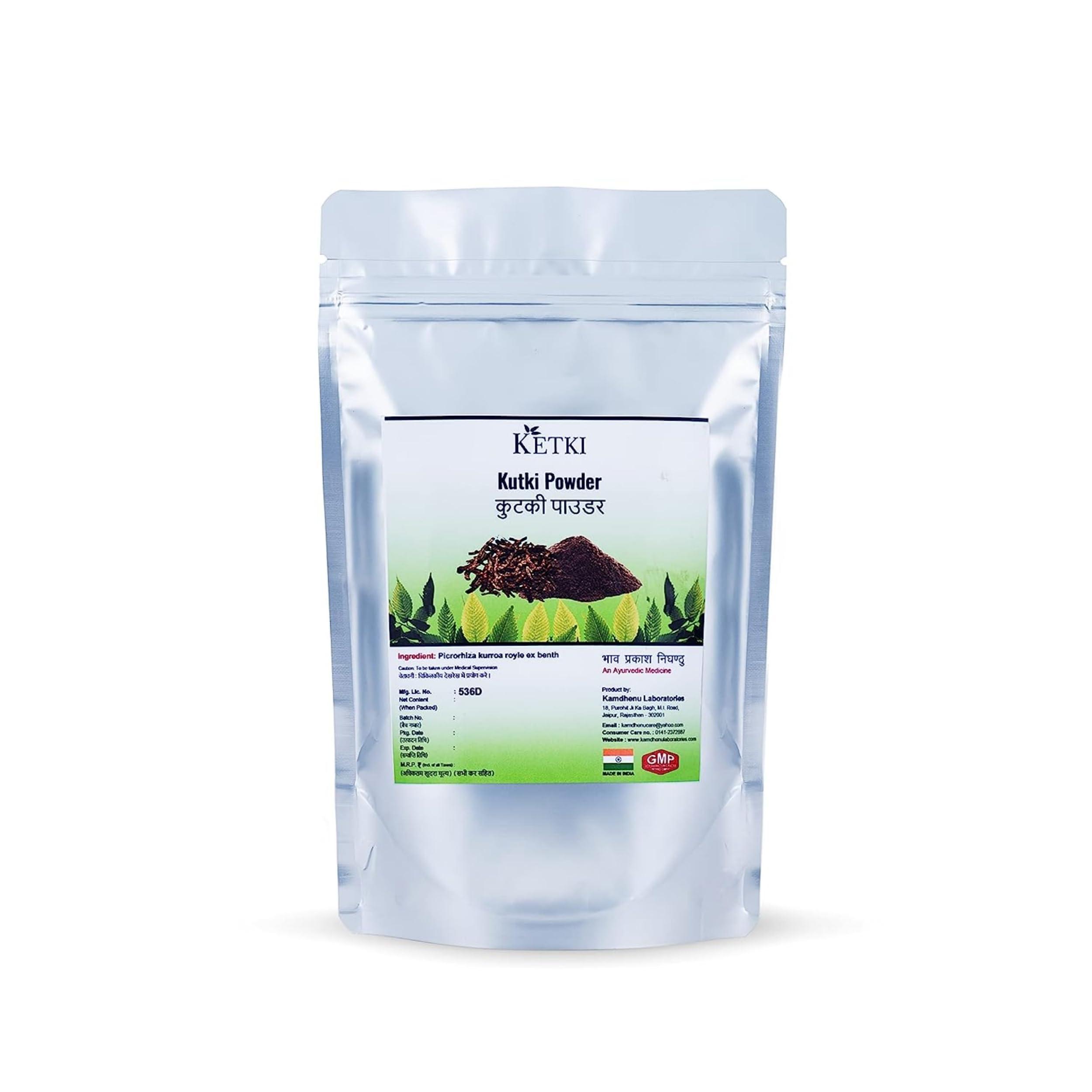 KETKI Ketki Kutki Powder | Picrorhiza Kurroa | Liver Health and Detox| Katuki powder For Digestion 250 grams