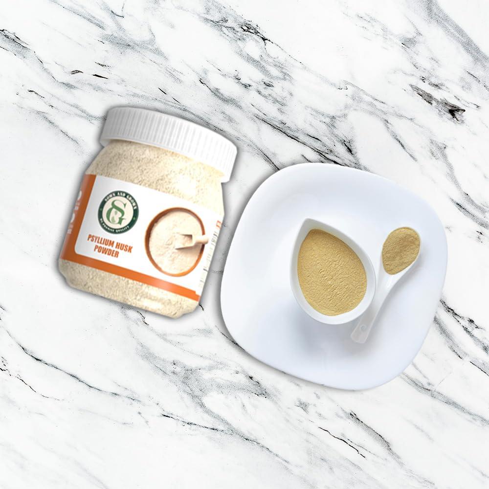 Sown and Grown Sown and Grown Psylium Husk Healthy Digestive Isabgol (907gm) | Source Of Dietary Fibre, Gluten Free | Effectively Relieves Constipation