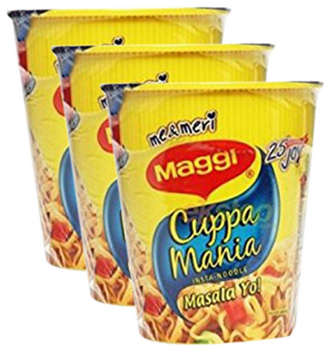 Maggi Big Bazaar Combo - MAGGI Cuppa Mania Yo Masala, 70g (Pack of 3) Promo Pack