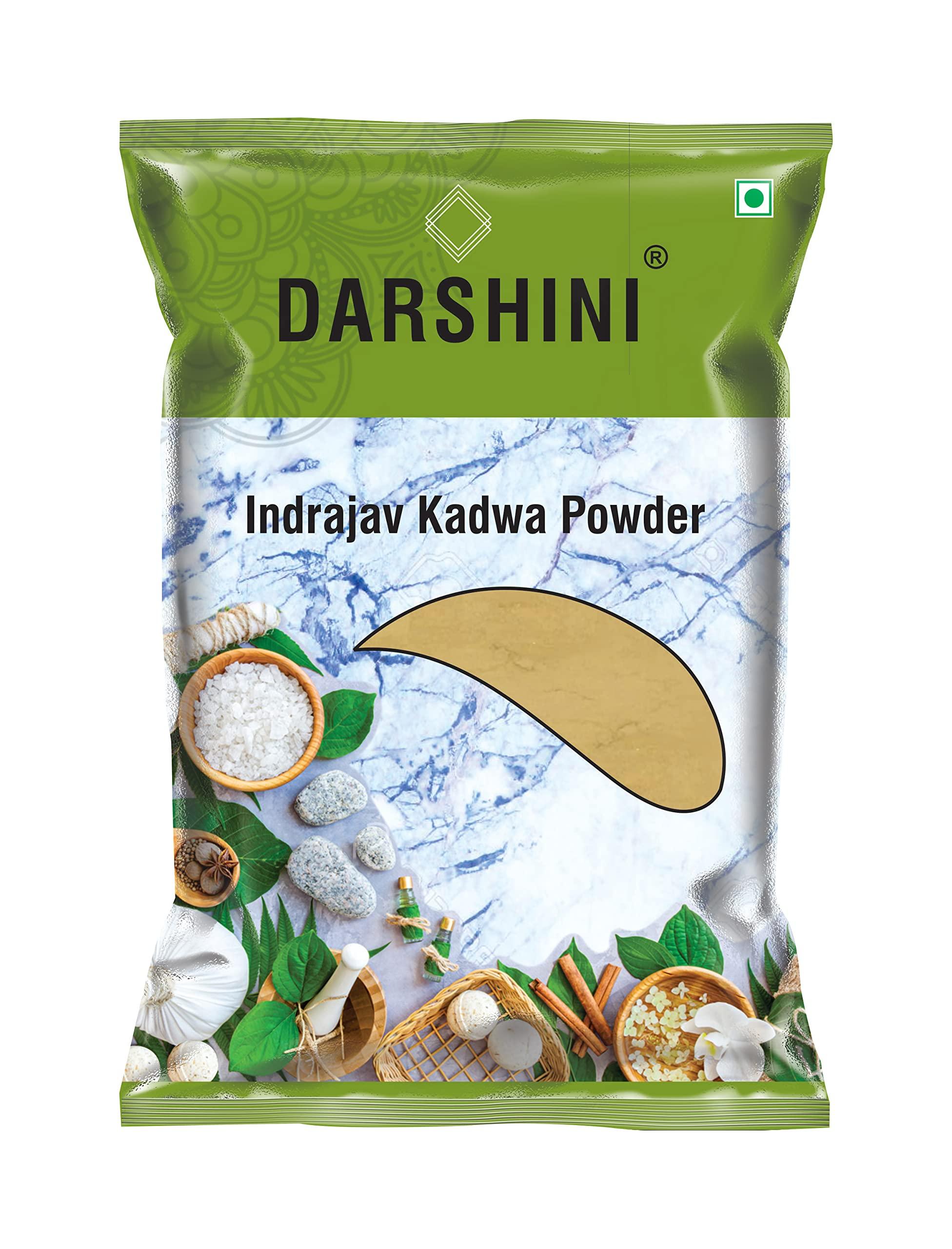 DARSHINI Darshini Indrajau Kadwa/Indrajao/Indrajav/Holarrhena Pubescens/Kutaja Seeds Powder, Pack of 2, 200gx2=400g