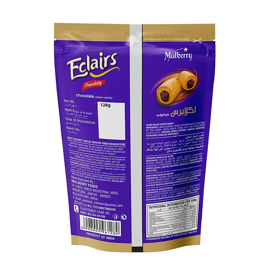 Mulberry Mulberry Toffee Combo | CN Coconut Secret, Milkyfun Eclairs, Chocolaty Eclairs, Coffy Toffy Standy Zipper Pouch Combo Pack | 536g