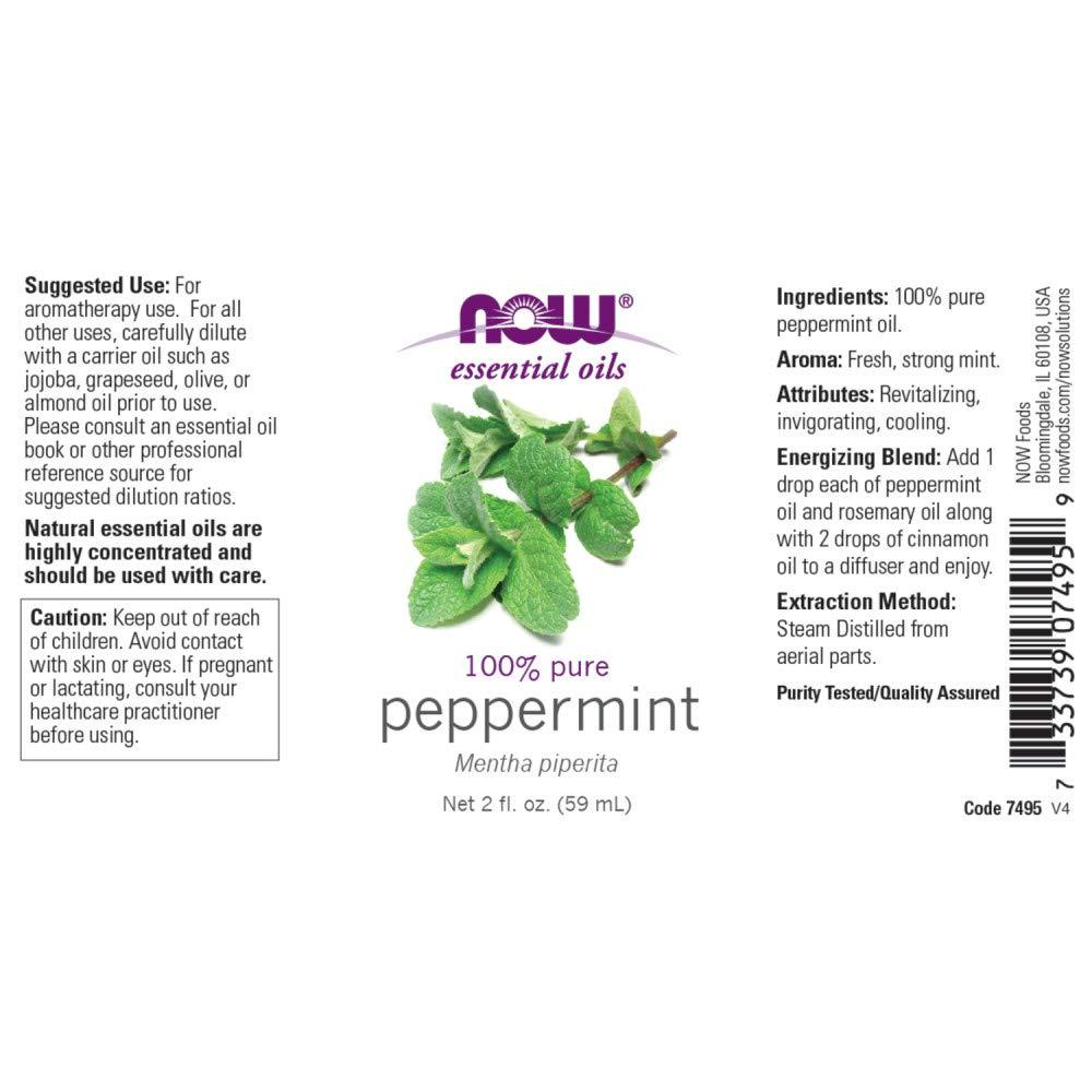 Now Foods NOW Peppermint Oil, 2-Ounce